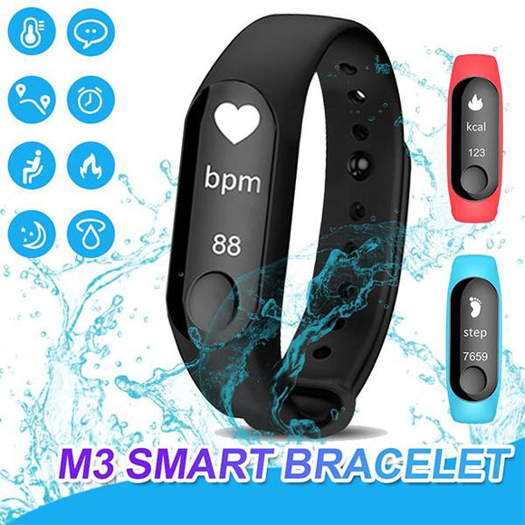 Bracelet M3 Bluetooth Version Internationale, Smart Watch Montre Connectée